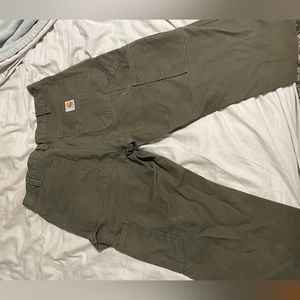 Mens Olive Green Carhartt Painter Cargo Pants